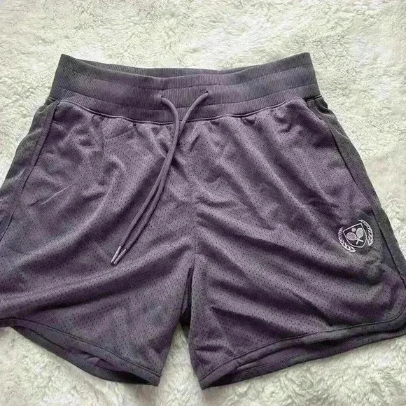 NWT Womens Abercrombie And Fitch Mesh Short NYC Tennis Short Purple Size XS - Picture 1 of 4